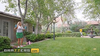 Brazzers - chesty cougars Miss Raquel and melony knockers scout around for Big Cocks and share them in a threesome