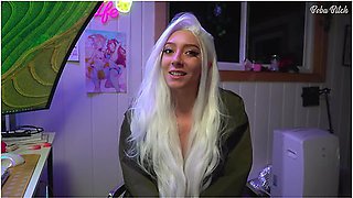 Real Life Public Exhibitionist Plays Hentai Flashing Game: Secret Flasher Sereka-san