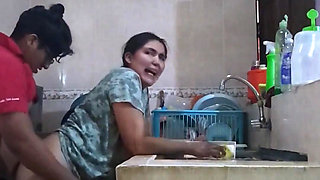 Sexy Latina Sex in the Kitchen