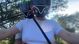 Bra-Less Encounter with a Busty Client in Wild Heat