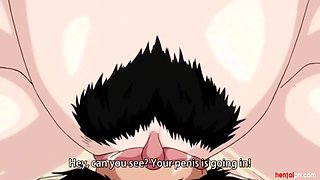 Busty anime mom fucks a schoolboy gamer - Uncensored Scene