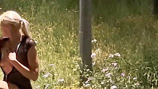 Dirty Nylon Slut Gets Fucked on the Street