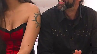 Swinger Out Fucks in Front of Her Husband. Rose Addams Cheats for Fakings