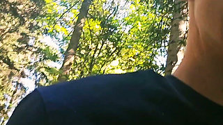 I'm Wandering Around in the Woods, Exhibitionism, Looking for a Good Cock to Fuck Me.