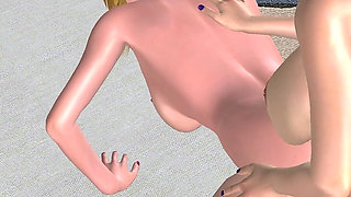 Animated 3D Lesbian Porn - Mature Woman with Strap‑on Fucking Teen Girl’s Pussy and Ass From Behind