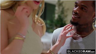 Bbc-thirsty Blonde Squirts Like A Fountain