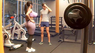 Horny Wife Fucked by Gym Trainer