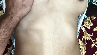 Lifting Both Legs of the Girlfriend. Girlfriend Fucked Mercilessly