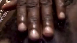 She play with her pussy till she squirt