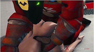 Alien Monster Fucks Hard A Young Blonde In The Sci-fi Lab