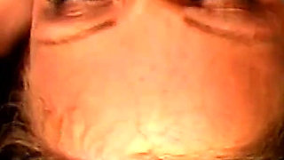 Brunette Slut Gets Massive Facial in Ggg Bukkake