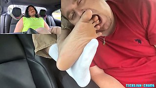 Inovake Foot-Fucks Ticklish Chub Matt After Sniff Ride