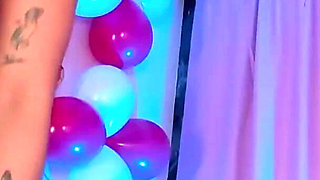 Dildo in Her Pussy, Her Moans Filling the Room