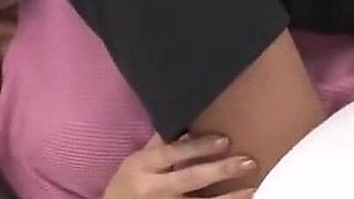 Sensual Busty Wife. a Beautiful Woman Completely Lost in Passion