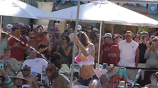 Key west bare fuckslut pool party uncircumcised and raw