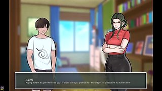Konoha MILF Gives Best Friend's Son a Sloppy Blowjob - Hentai Anime