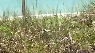 Sparks Go Wild Fucking While Wearing Thongs on the Beach