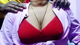 Desi Indian Housewife Cheats on Husband with Boyfriend - Big Tits MILF Real Sex