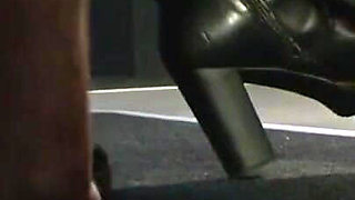 Humiliating dominating foot fetish