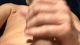 Man playing with his cock