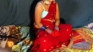 Desi StepSister Hard Fuck in Red Saree Quickly and Hard Fuck