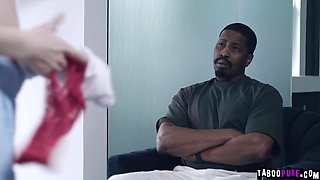 Stepdad Spanks and Fucks Lesbian Stepdaughter
