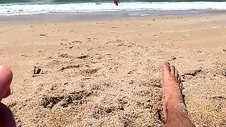 84 Asian milf wifey gets microbikini beach creampie