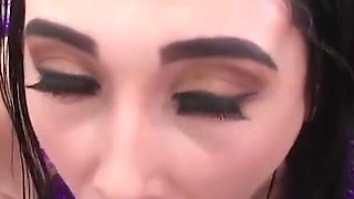 Petite teen Noelle Easton POV deepthroat blowjob