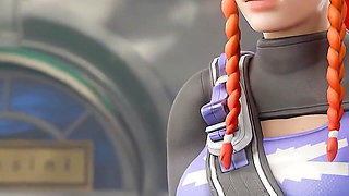Brigitte's First Date Gone Wrong - Big Black Dick Anal & Creampie Overwatch 3D Animation