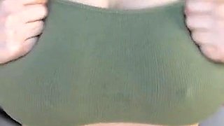 Big titty go the gg - monster tits solo masturbation close up