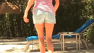 Awesome Lesbian Sex Party in the Pool