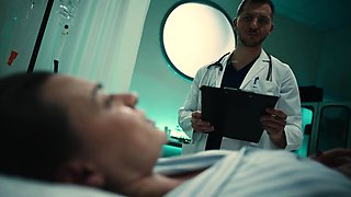 Horny Lesbian Vampires - Redhead Nurse Mesmerizes Brunette