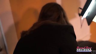 Brunette MILF Lilly M Sucks A Cock And Gets Her Ass Fucked!