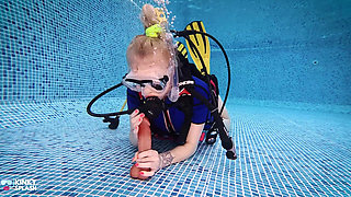 Deep Throat Dive Scuba Suck Training