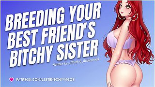 Breeding Your Friends Bitchy Older Sister [submissive Slut] [audio Porn] [sloppy Deepthroat] - Hentai Anime