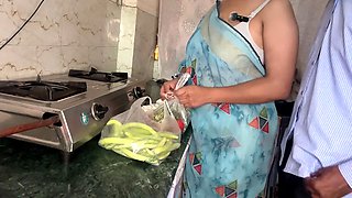Newlywed bhabhi Priya let neighbors boy fuck on Kitchen Stand because he refused to payment for vegetables