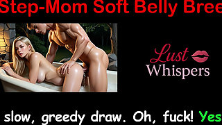 Step-mom Soft Belly Breed - English Sex Story