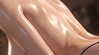 maomao Apothecary Tease - Oiled Body, Green Thong, Spread Legs & Ass Grind
