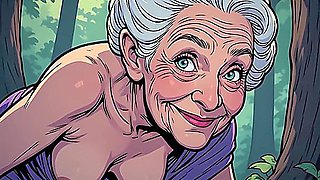 Topless Cartoon Grannies