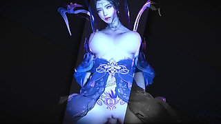 3D Hot Cosplay Super Model Naked Her Perfect Boobs Got Fucked