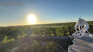 VLOG TULUM - Risky fuck on the terrace of my hotel room