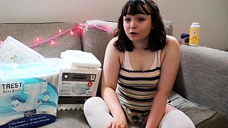 Jessy funny amateur teen brunette toying