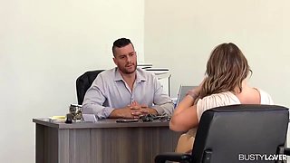 Blonde Cali Carter Jerks Private Dick in Lingerie