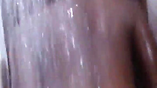 Enjoying My Self in Local Shower with My Hubby
