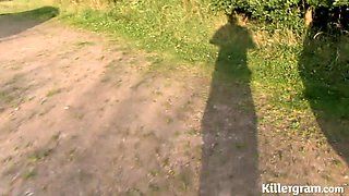 Lustful MILF blowbang video