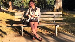 JasperBlue - Girlfriend Public Flash Blowjob Facial