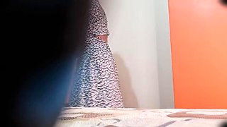 Sexy Colombian Sister Changing Clothes Caught on Spy Cam