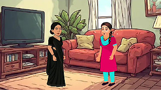 Cheating housewife with her bestfriend and her husband