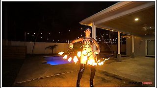 Pawg Babe Jewelz Blu Knows How To Handle Fire And Big Black Cocks