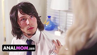 Connor Kennedy And London River - Big Titted Step Mom Lets Her Nerdy Step Son Stick His Massive Cock Deep Inside Her Asshole